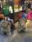 Hansel best selling battery operated electric motorized plush animals walking animal rides supplier
