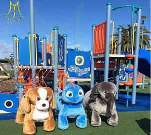 Hansel plush motorized animals entertainement machine ride on animal toy animal robot for sale supplier