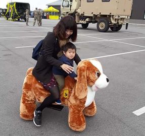 Hansel Ride On Walking Toy Animals With Amusement Ride Fence Electric Animal Rides supplier