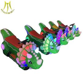 Hansel  remote control battery operated electric dinosaur motor rides for shopping mall supplier